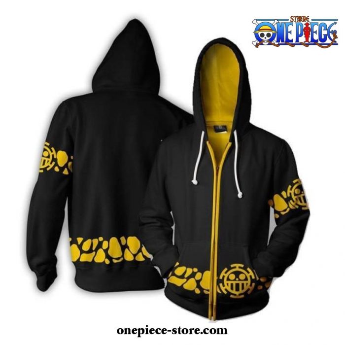 One Piece Trafalgar D. Water Law Zipper Hoodie Cosplay