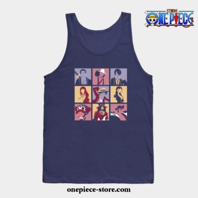 Pop Pirates Tank Top Navy Blue / S