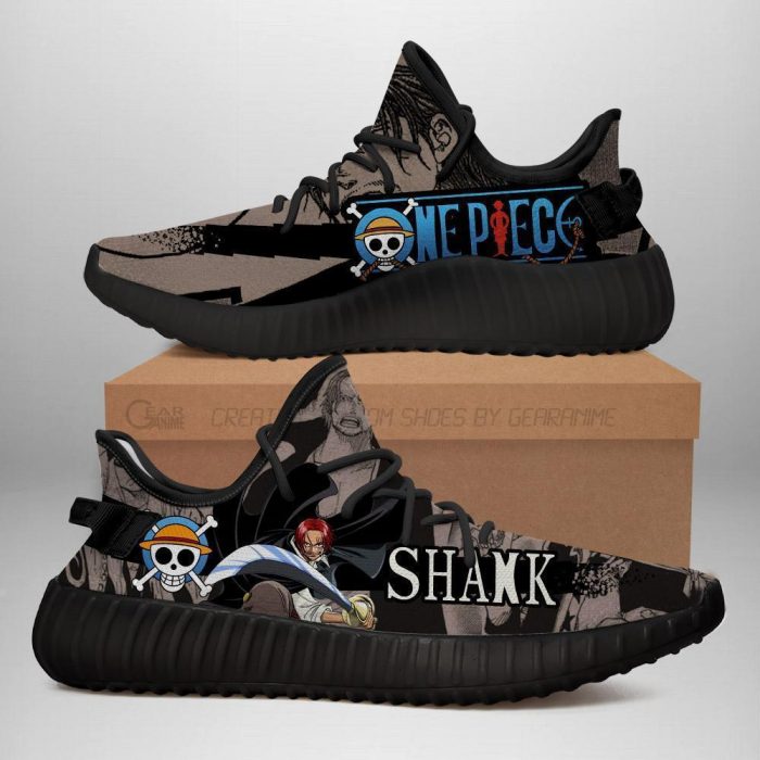 Red Hair Shank Yeezy Shoes One Piece Anime Shoes Fan Gift TT04 Men / US6 Official One Piece Merch