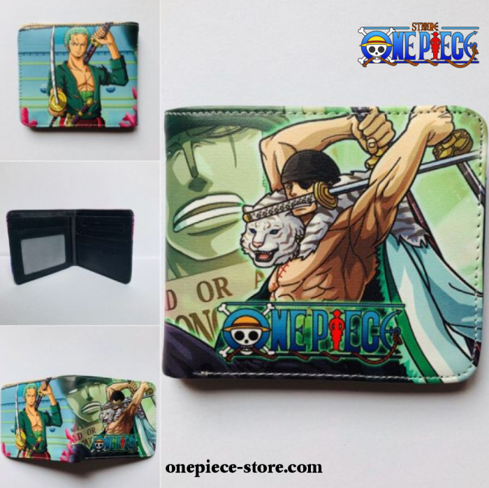 Roronoa Zoro One Piece Wallet Pu Leather