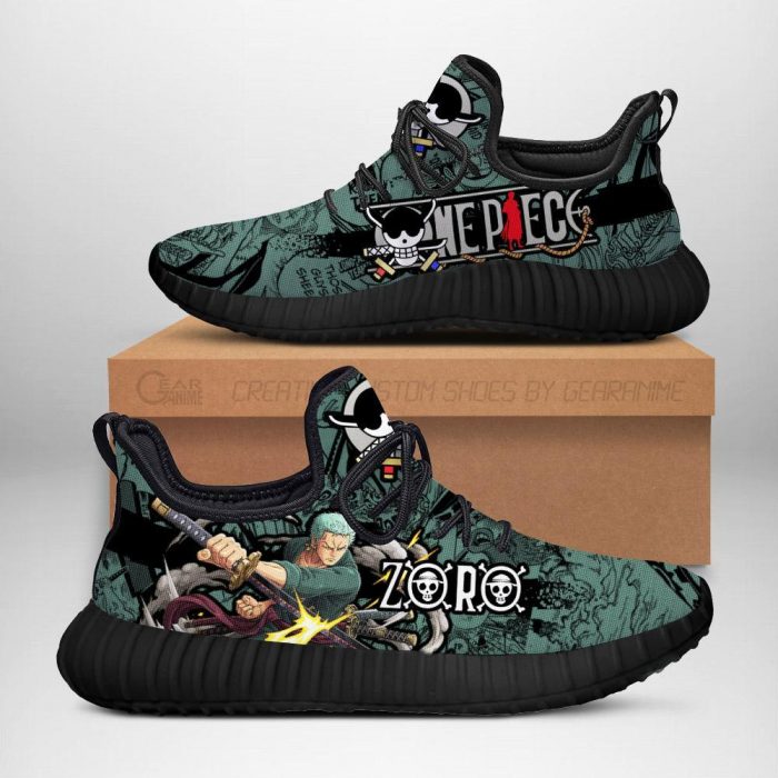 Roronoa Zoro Reze Shoes One Piece Anime Shoes Fan Gift Idea TT04 Men / US6 Official One Piece Merch