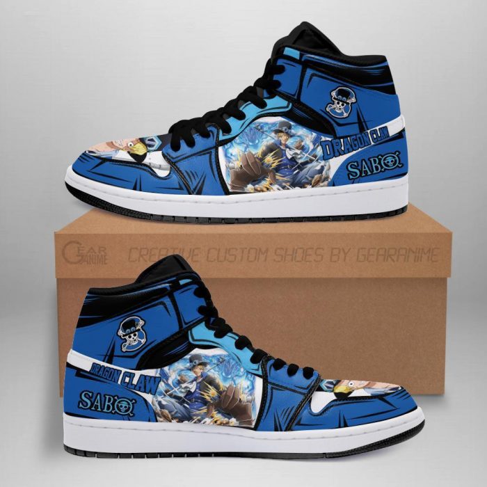 Sabo Sneakers One Piece Anime Shoes Fan Gift MN06 Men / US6.5 Official One Piece Merch