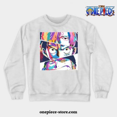 Sanji Luffy Zoro Crewneck Sweatshirt White / S