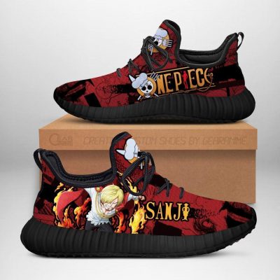 Sanji Reze Shoes One Piece Anime Shoes Fan Gift Idea TT04 Men / US6 Official One Piece Merch