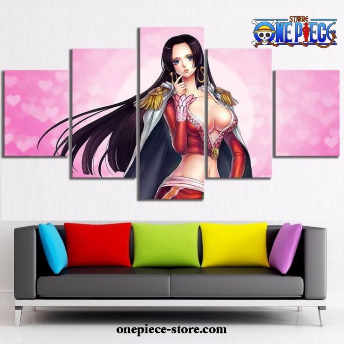 Sexy 5 Pieces One Piece Boa Hancock Canvas Wall Art