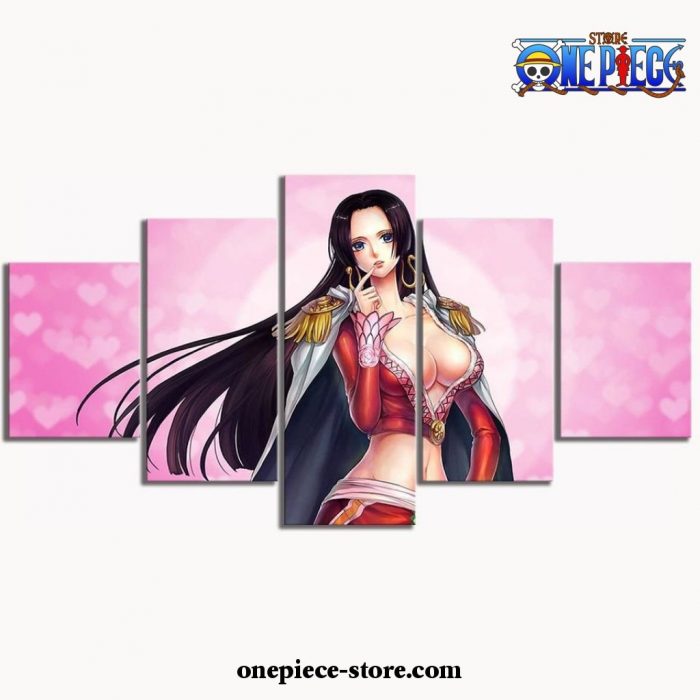 Sexy 5 Pieces One Piece Boa Hancock Canvas Wall Art