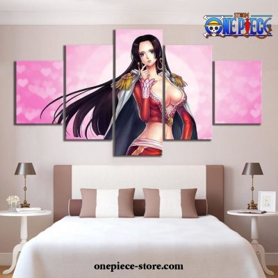 Sexy 5 Pieces One Piece Boa Hancock Canvas Wall Art