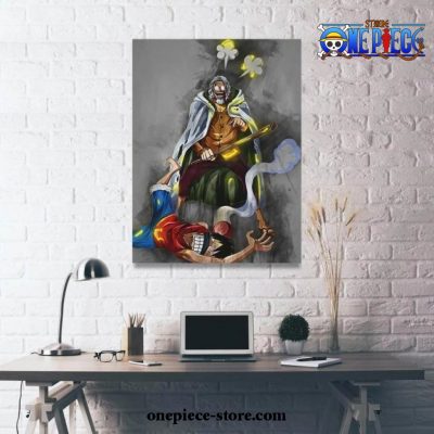 Silvers Rayleigh & Luffy One Piece Wall Art With Framed