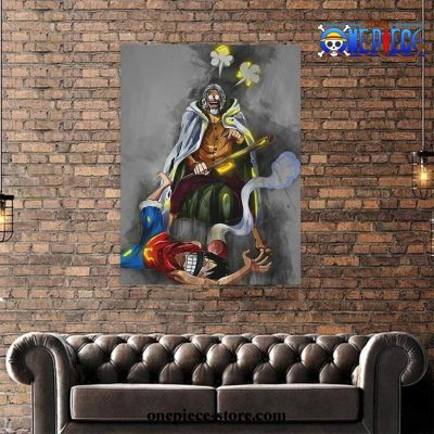 Silvers Rayleigh & Luffy One Piece Wall Art With Framed