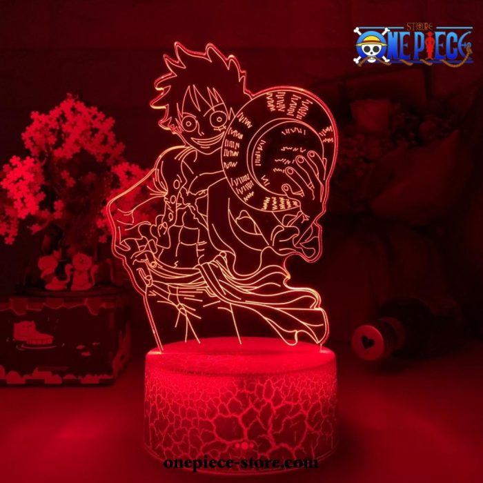 Smile Monkey D. Luffy Figure 3D Illusion Night Light Led Lamp