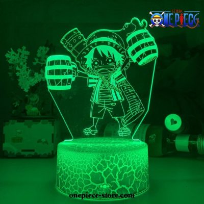 So Cute Monkey D. Luffy Figure 3D Illusion Night Light Led Lamp