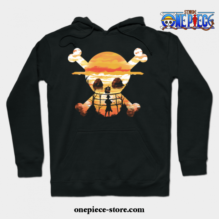 Straw Hat Crew Hoodie Black / S