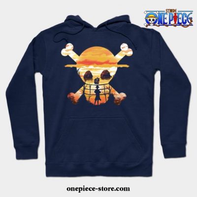 Straw Hat Crew Hoodie Navy Blue / S