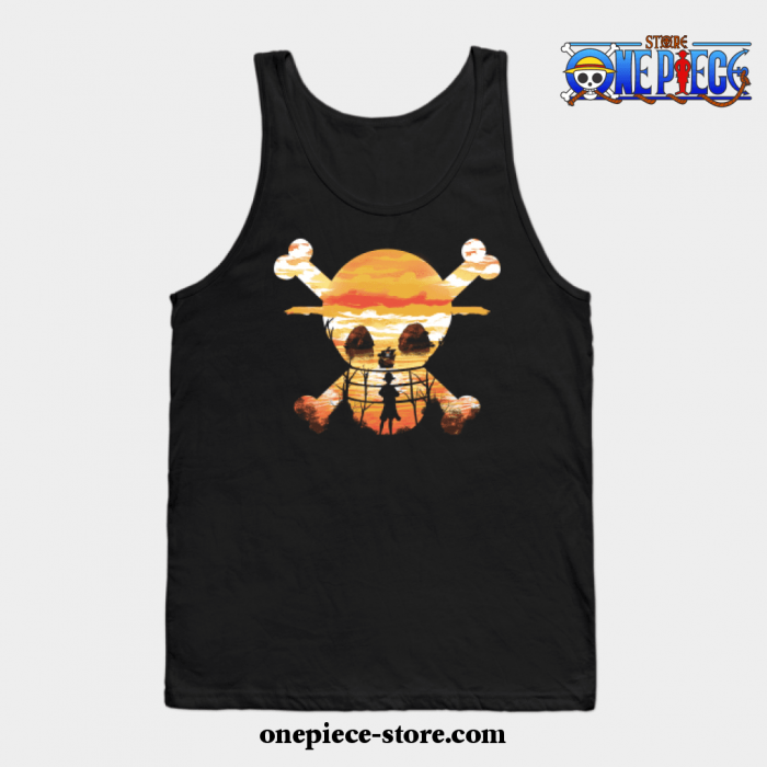 Straw Hat Crew Tank Top Black / S