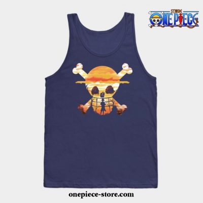 Straw Hat Crew Tank Top Navy Blue / S