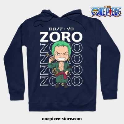 Strawhat Vice Captain Zoro Hoodie Navy Blue / S