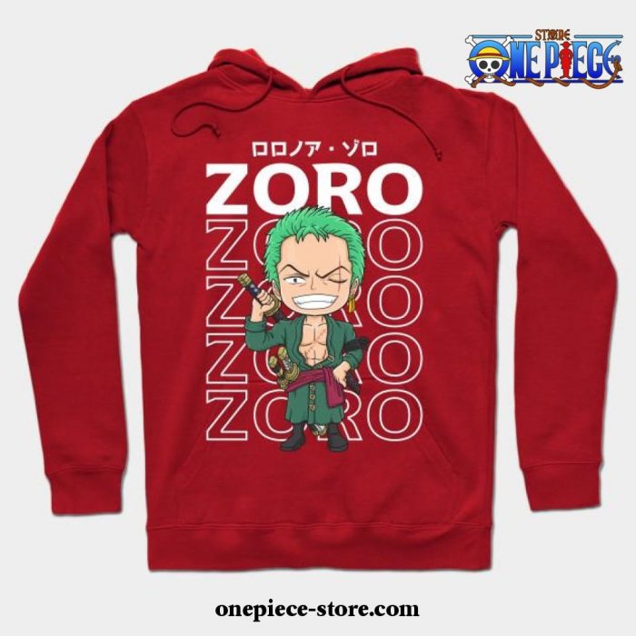 Strawhat Vice Captain Zoro Hoodie Red / S