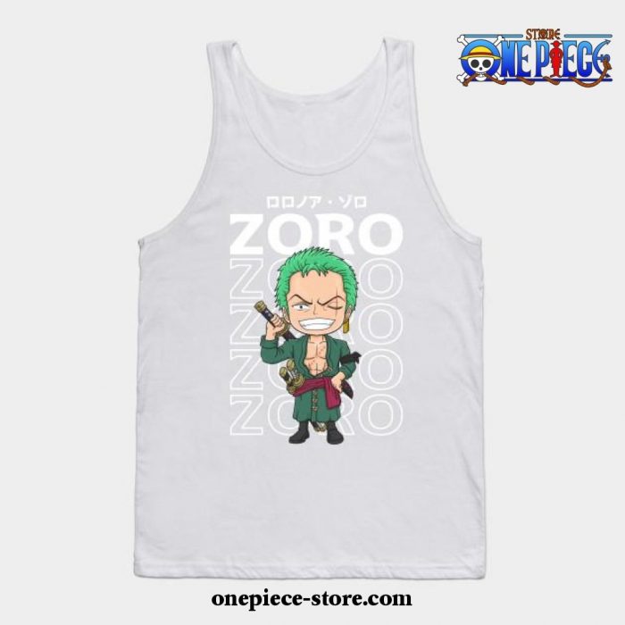 Strawhat Vice Captain Zoro Tank Top White / S