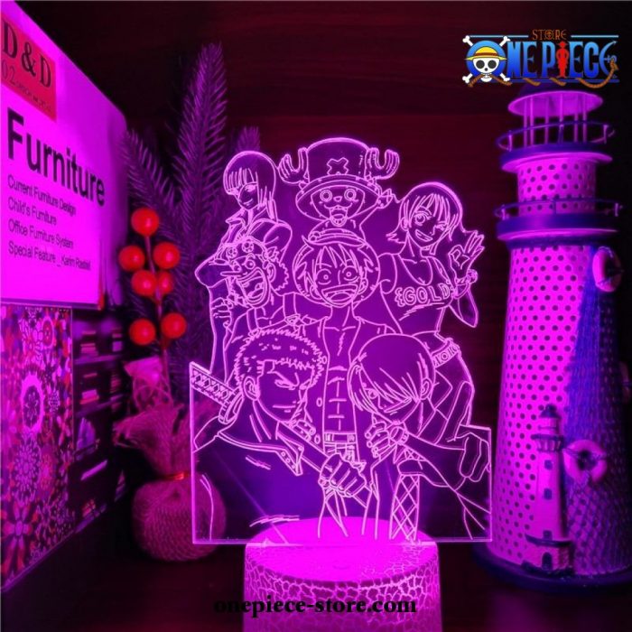 Team One Piece Night Light 3D Led Lamp