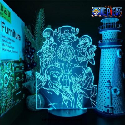 Team One Piece Night Light 3D Led Lamp Black Base / No Remote