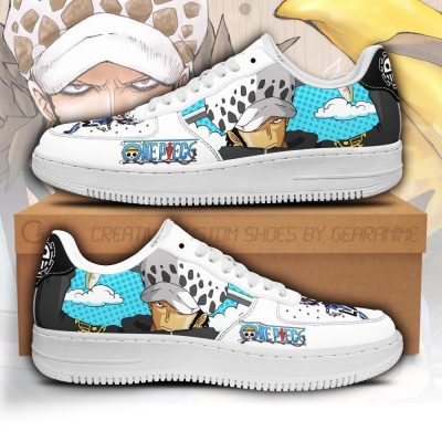 Trafalgar D. Water Law Sneakers Custom One Piece Anime Shoes Fan PT04 Men / US6.5 Official One Piece Merch