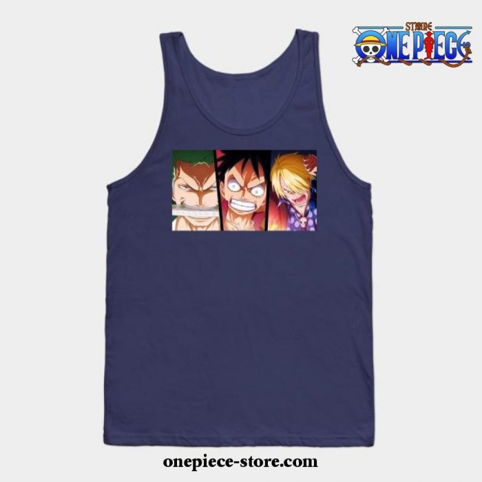 Trio One Piece Tank Top Navy Blue / S