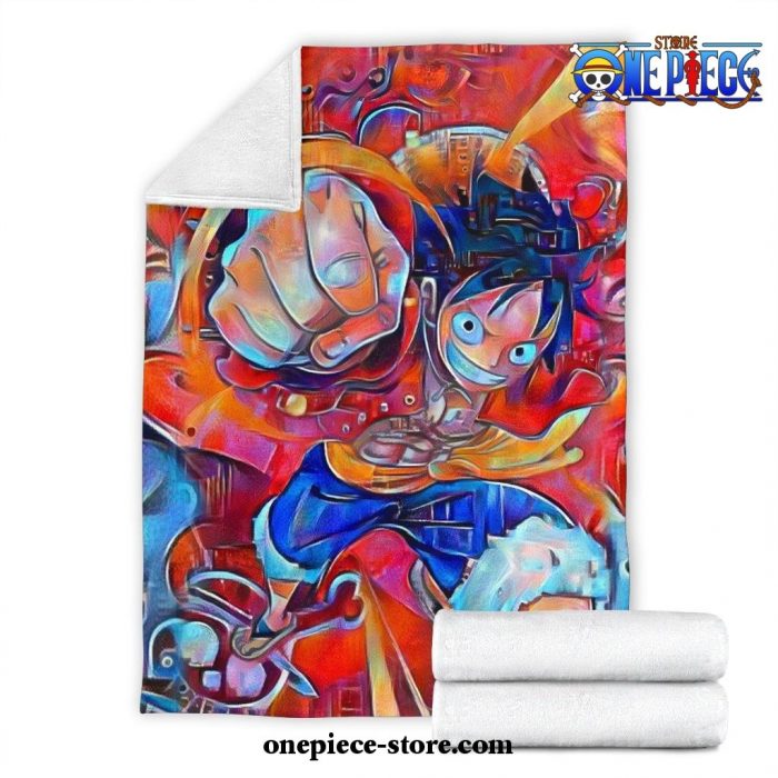 Trippy Luffy One Piece Blanket