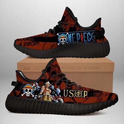 Usop Yeezy Shoes One Piece Anime Shoes Fan Gift TT04 Men / US6 Official One Piece Merch