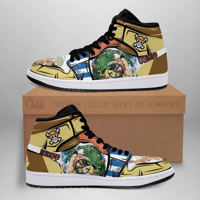 Usopp Sneakers Straw Hat Priates One Piece Anime Shoes Fan Gift MN06 Men / US6.5 Official One Piece Merch