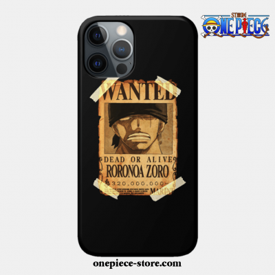 Vintage One Piece Bounty Roronoa Zoro Poster Phone Case