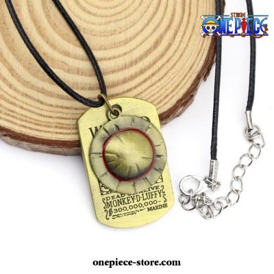 Wanted Luffy Straw Hat Pendant Keychain Necklace