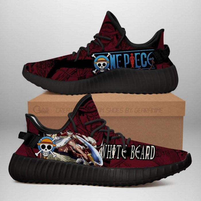 Whitebeard Yeezy Shoes One Piece Anime Shoes Fan Gift TT04 Men / US6 Official One Piece Merch