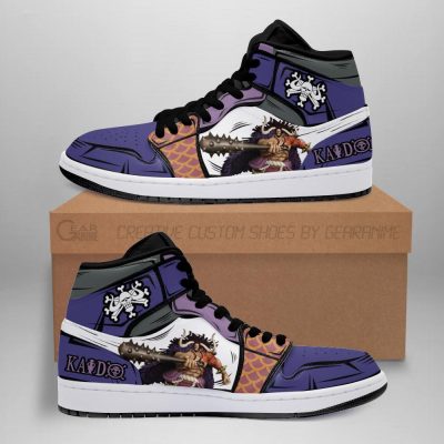 Yonko Kaido Sneakers One Piece Anime Shoes Fan Gift MN06 Men / US6.5 Official One Piece Merch