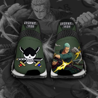 Roronoa Zoro Shoes One Piece Custom Anime Shoes TT11 Men / US6 Official One Piece Merch