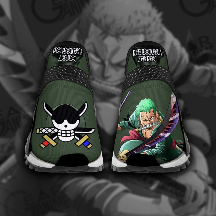 Roronoa Zoro Santoryu Shoes One Piece Custom Anime Shoes TT11 Men / US6 Official One Piece Merch