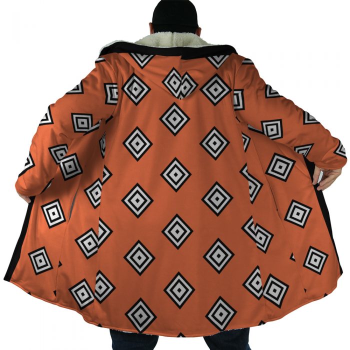 Jinbe Wano Country Arc OP AOP Hooded Cloak Coat NO HOOD Mockup - One Piece Store