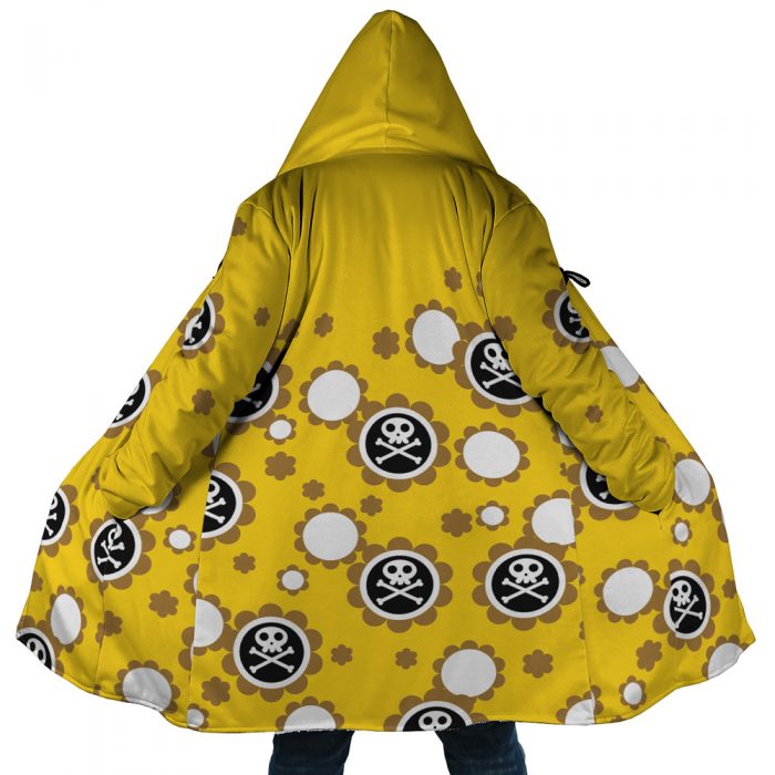 Jinbe Whole Cake Island Arc OP AOP AOP Hooded Cloak Coat MAIN Mockup - One Piece Store