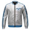 One Piece Marine Uniform Cosplay White Bomber Jacket Front - One Piece Store