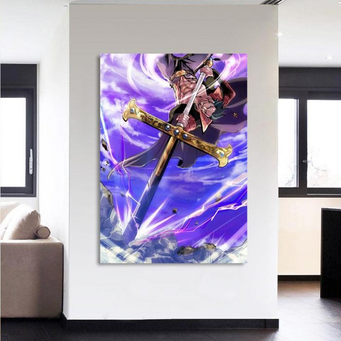 One Piece Shichibukai Dracule Hawk Eyes Mihawk 1pc Wall Art 2 - One Piece Store