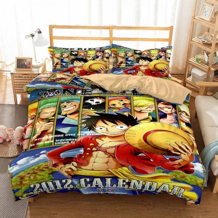 One Piece Straw Hat Pirates 2012 Calendar Bedding Set - One Piece Store