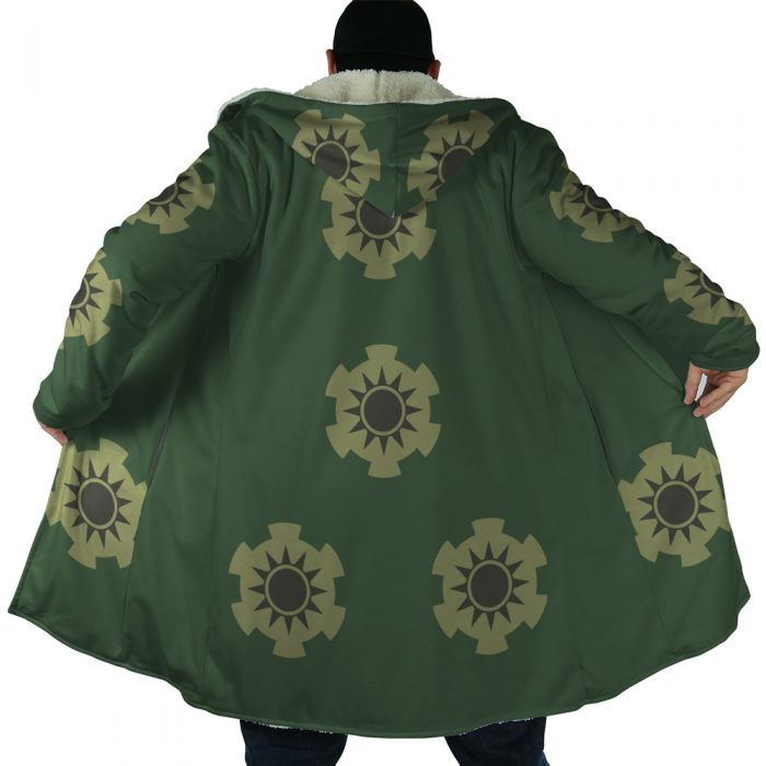 Roronoa Zoro Wano Country Arc Hooded Cloak Coat NO HOOD Mockup - One Piece Store