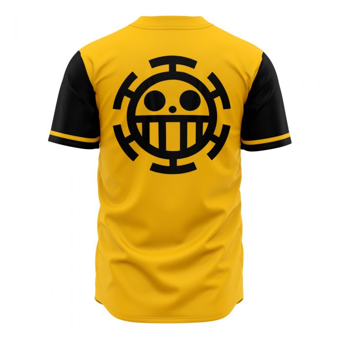 Trafalgar Law One Piece AOP Baseball Jersey BACK Mockup - One Piece Store