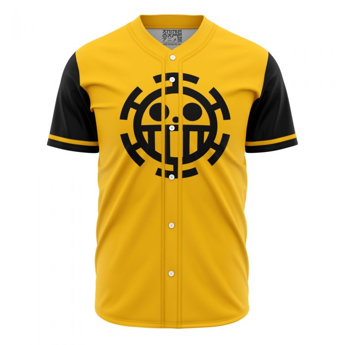 Trafalgar Law One Piece AOP Baseball Jersey FRONT Mockup - One Piece Store