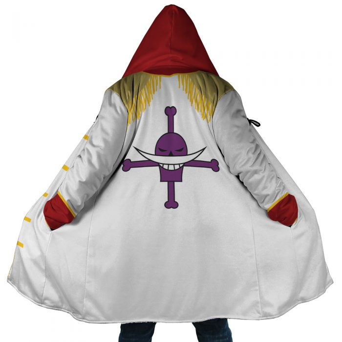 Whitebeard Edward One Piece AOP Hooded Cloak Coat MAIN Mockup - One Piece Store