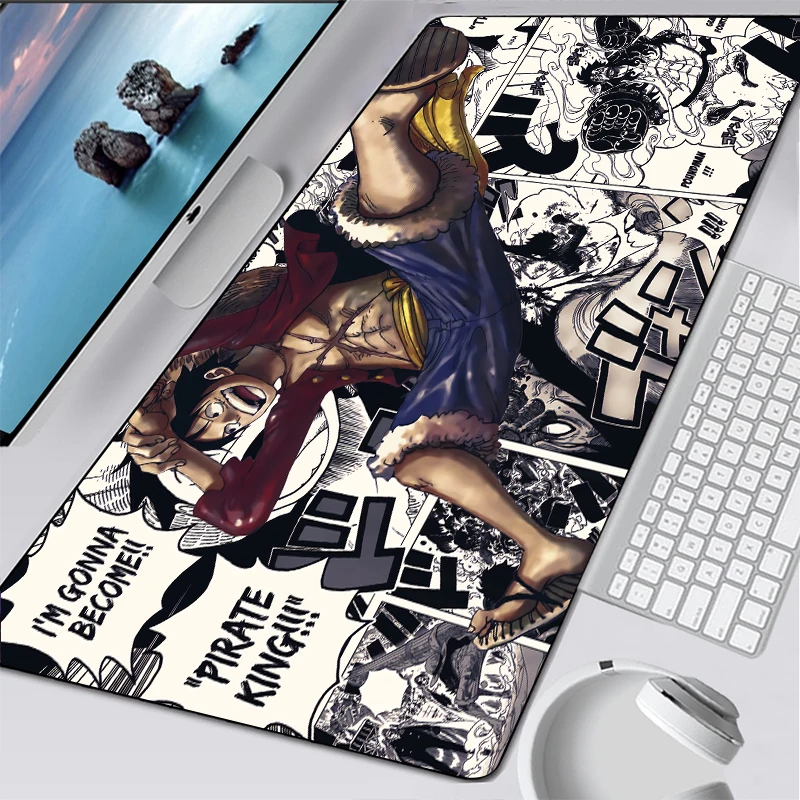 Anime One Piece Gaming Mouse Pads Mouse Pad Gamer Carpet Notbook Computer Mousepad Gamer Keyboard Mouse - One Piece Store