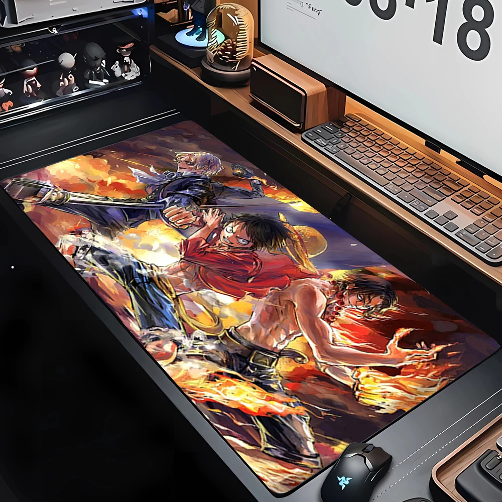 Speed XXL Rubber 900x400 Cartoon Big Motbook Computer PC Mousepad O One Piece Gaming Mouse Pad - One Piece Store