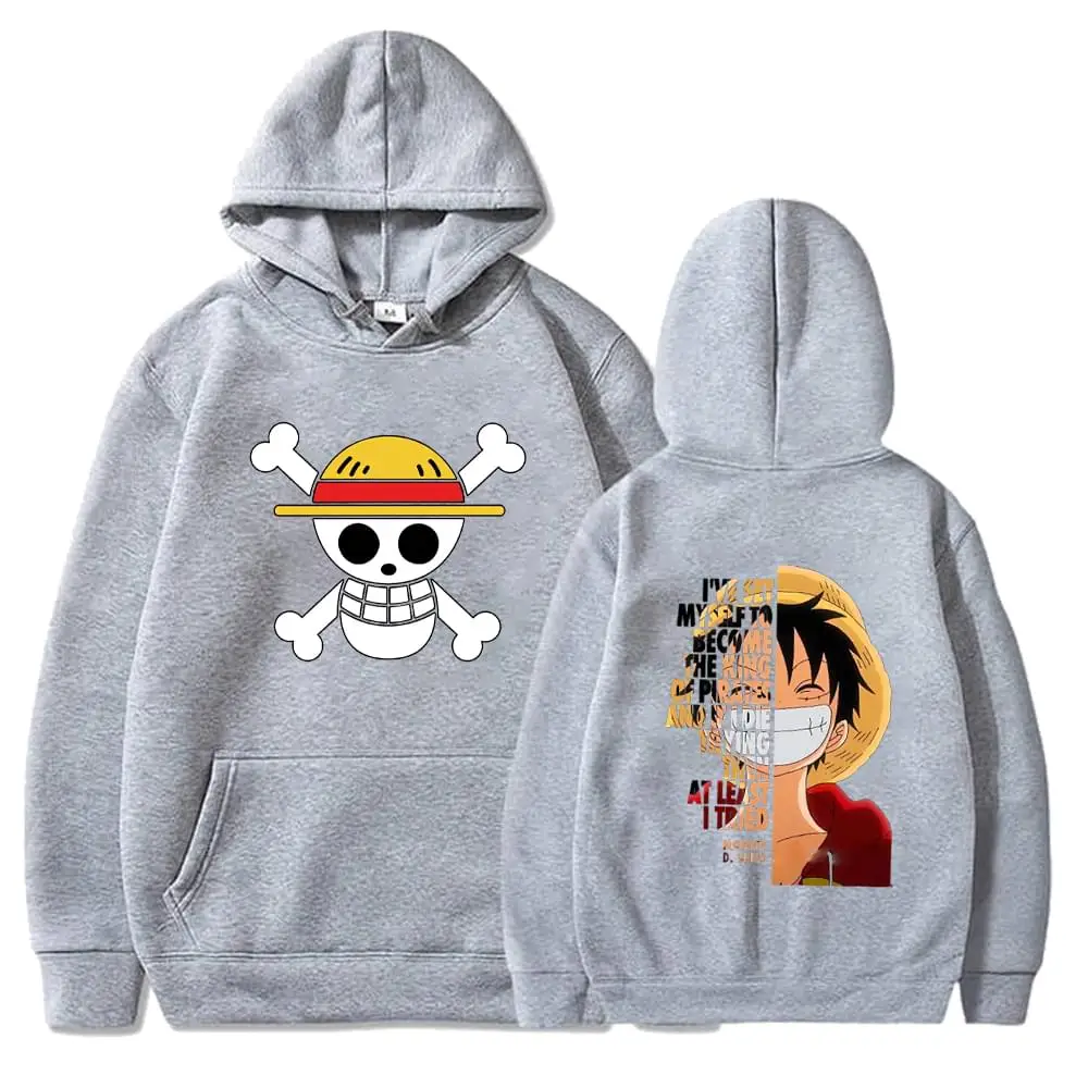 Anime Hoodie Graphic Luffy Hoodies Spring and Autumn Long Sleeve Sweatshirts Streetwear Y2k Sweatshirt Casual Loose 13 - One Piece Store