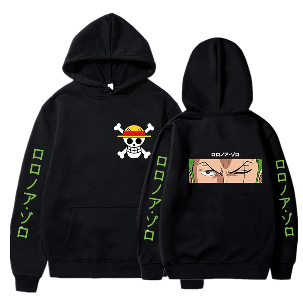 Anime Hoodie Graphic Luffy Hoodies Spring and Autumn Long Sleeve Sweatshirts Streetwear Y2k Sweatshirt Casual Loose 26 - One Piece Store