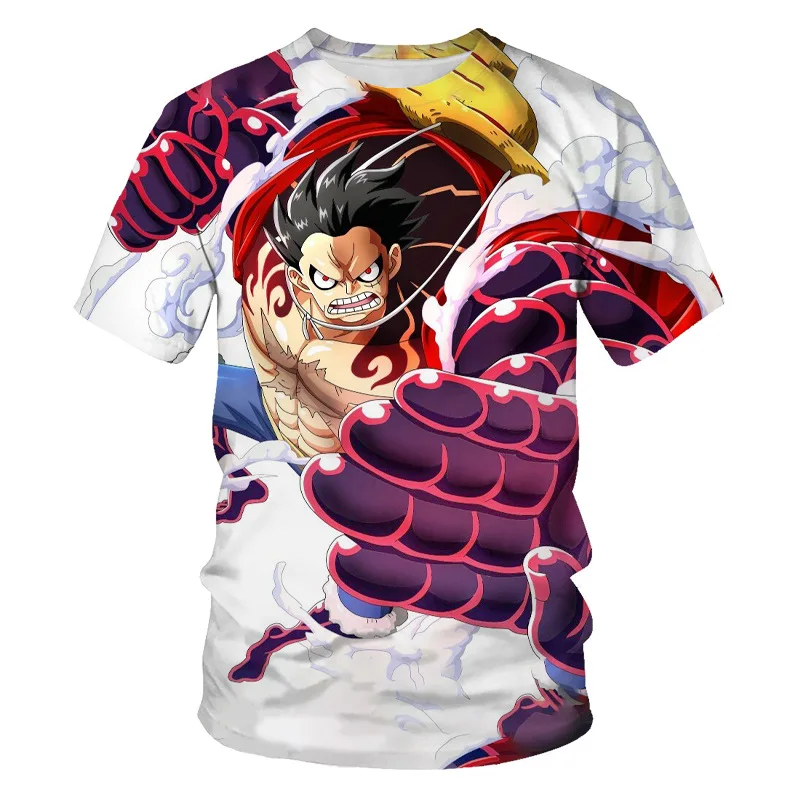 New Anime One Piece Luffy Fashion Kids Boy Girl Children T Shirt 3D Casual Summer Men 13 - One Piece Store