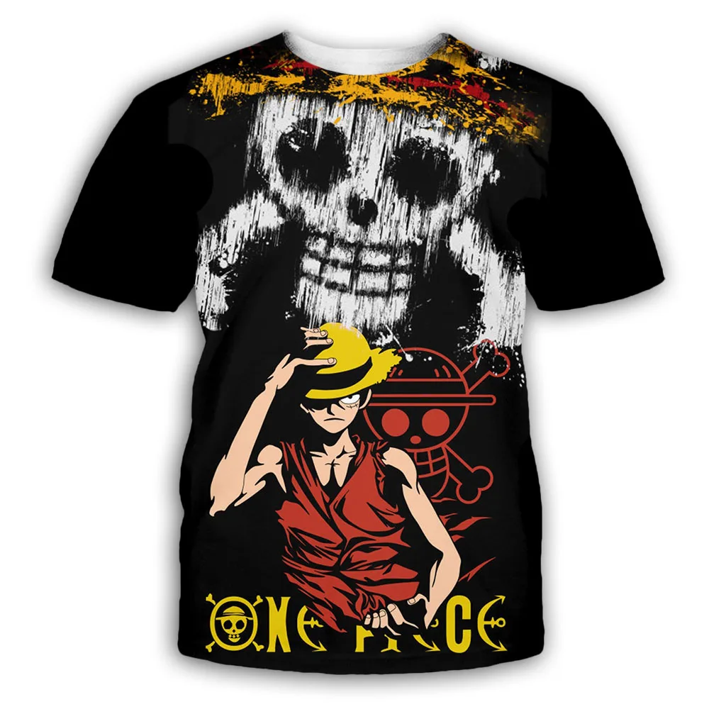 New Anime One Piece Luffy Fashion Kids Boy Girl Children T Shirt 3D Casual Summer Men 5 - One Piece Store